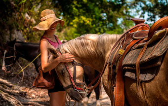 Belize: Horseback riding in the Caribbean jungle