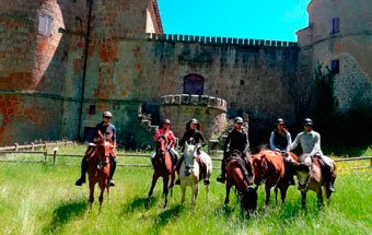 Castle tours & horseback riding in France