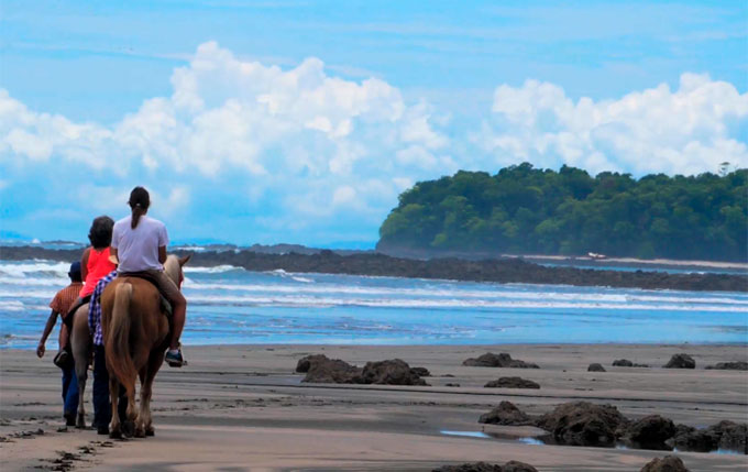 anama on horseback