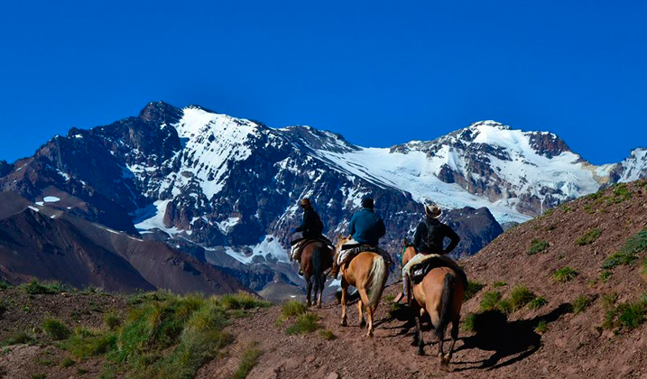 The challenge of crossing the Andes on horseback
