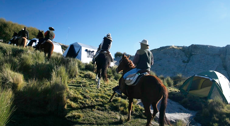 Site of equestrian route in the Valle de Lerma