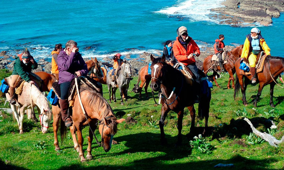 Expedición a caballo en Ushuaia