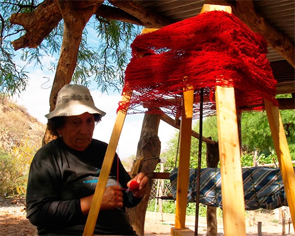 Webstuhl Handwerker, Argentinien