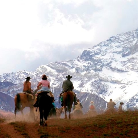 El cruce de los Andes a caballo de Argentina a Chile