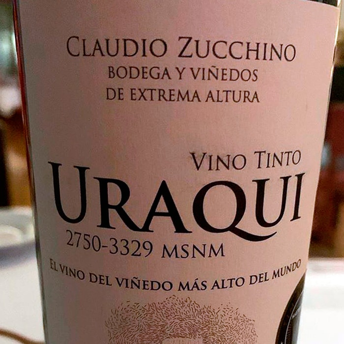 Vin rouge d'Argentine: Uraqui