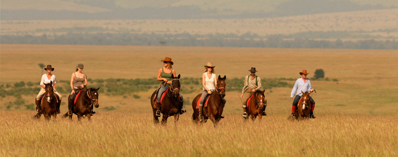 Vacaciones a caballo en Kenia