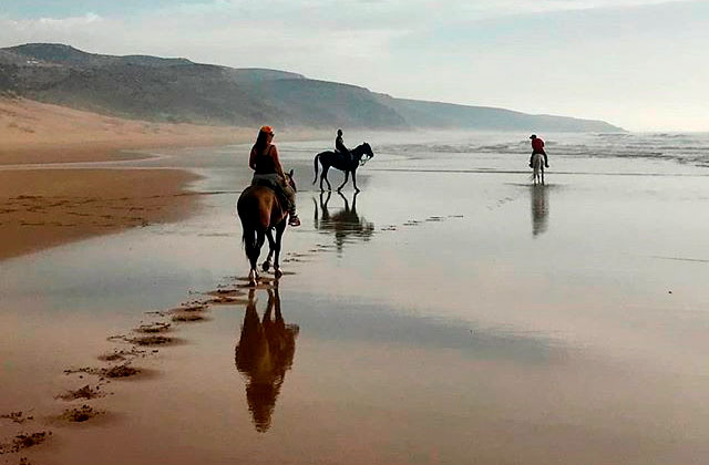 Reiten am Strand - Amazir Cheval