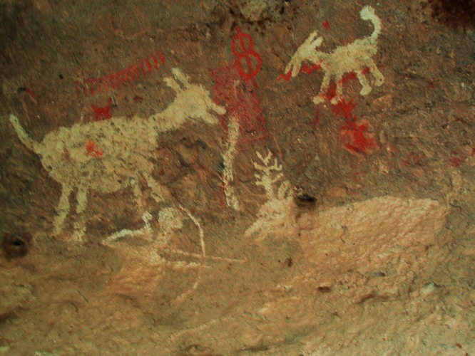 Petroglyphe Mexiko