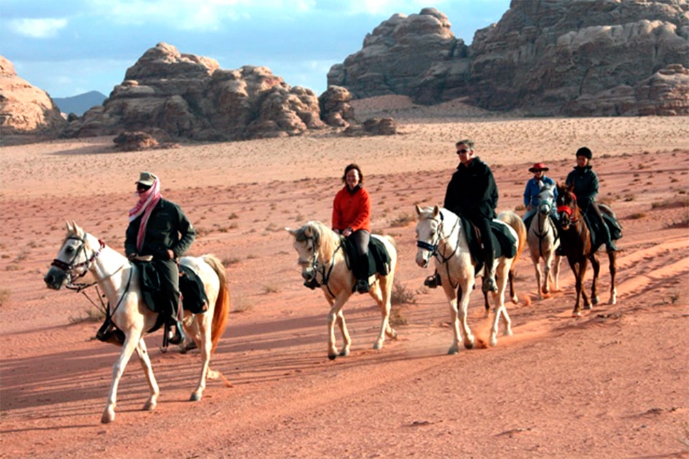 Vacaciones a caballo en Jordania