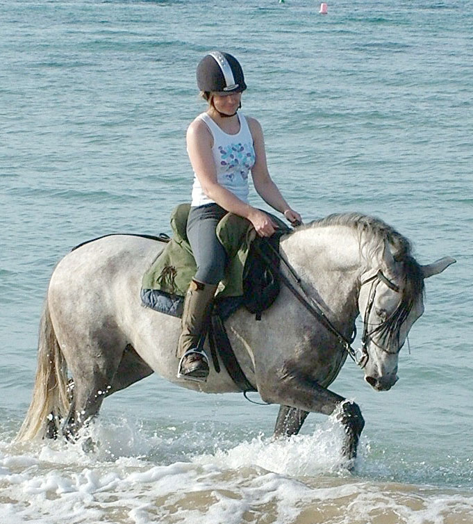 Paseo a caballo por la playa