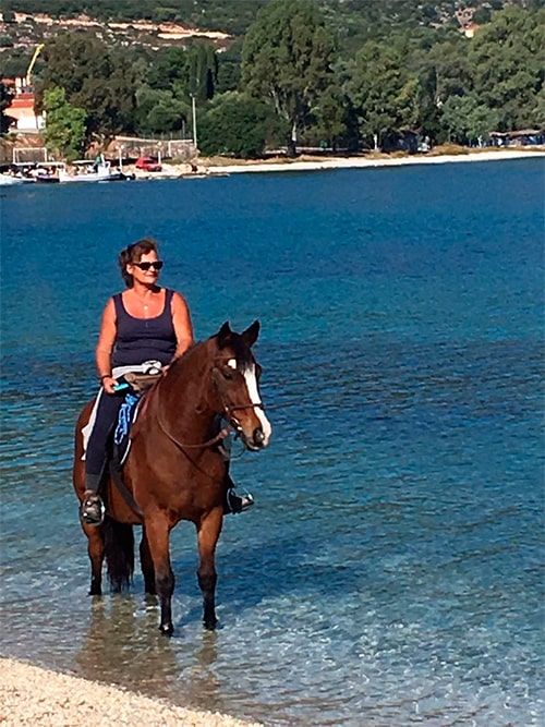 Cornelia Schimpfky - Kefalonia Horse Riding Tours