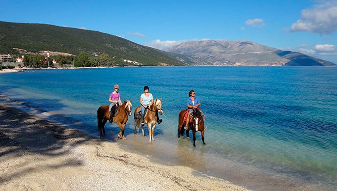 Kefalonia Horse Riding Tours - Équitation sur la plage