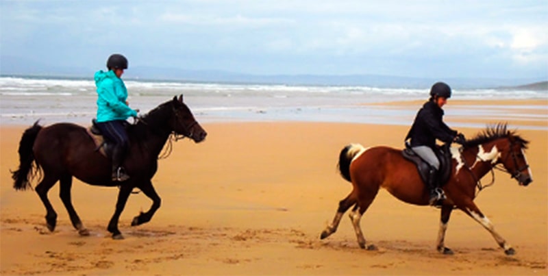 The Wild Atlantic Way on horseback in Ireland