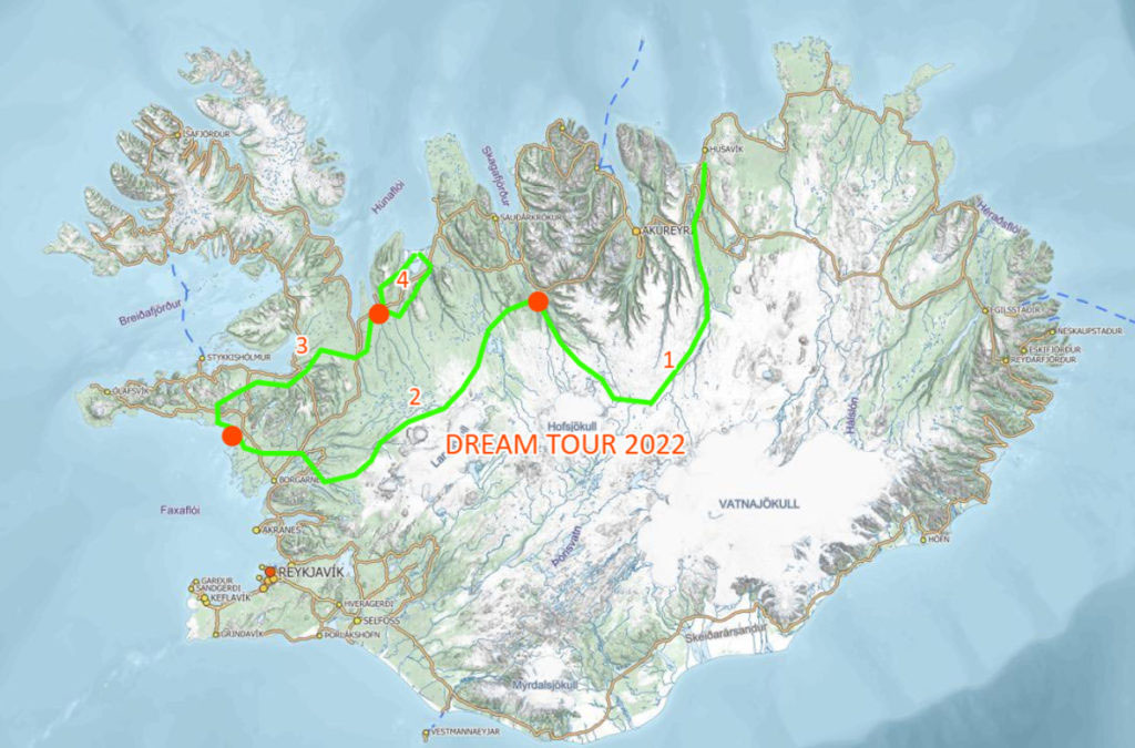 Carte du circuit équestre