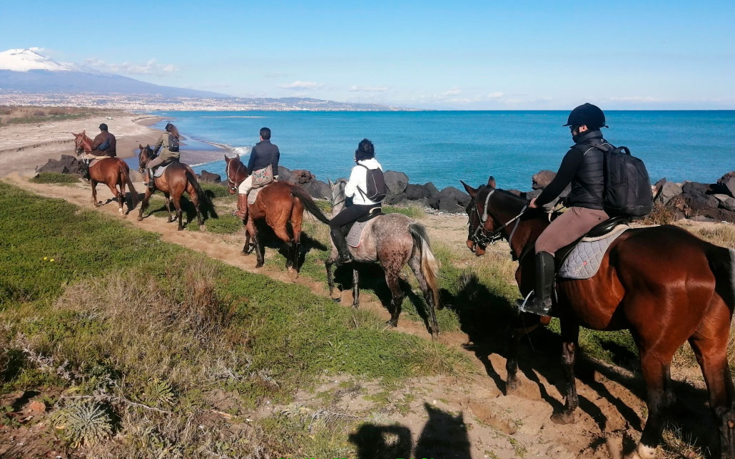 Paseo a caballo por la playa