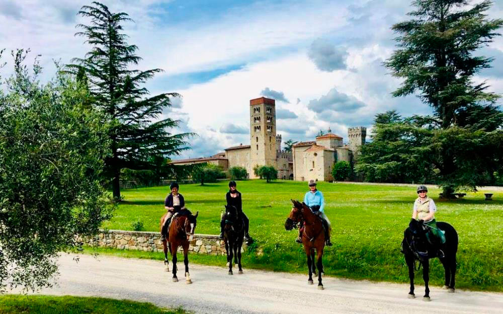 Ruta ecuestre por la Toscana