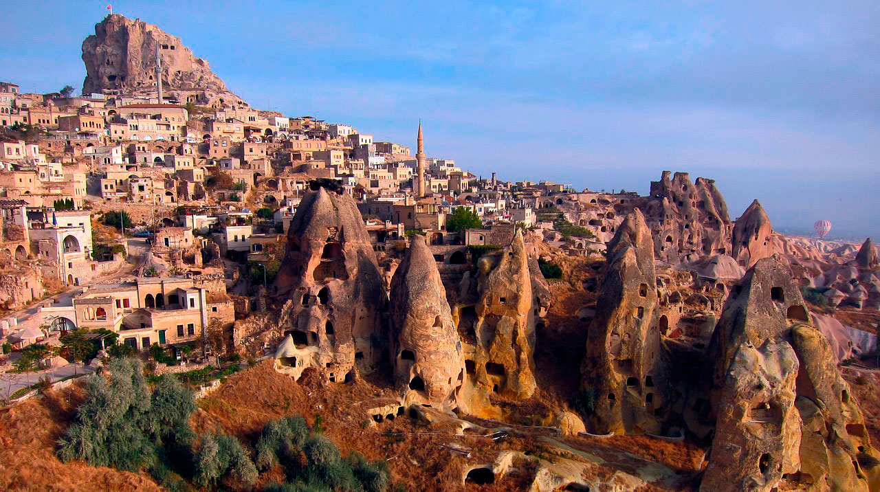 Cave houses in Turkey