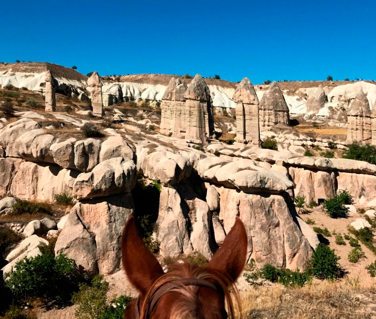 Horseback riding in Capadocia, Turkey