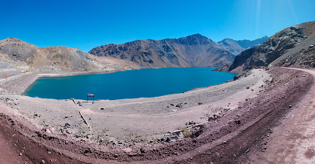 Cajon de Maipo dans les Andes