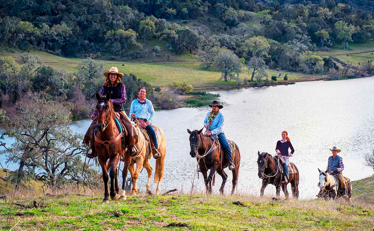 Horseback riding with The Alisal Guest Ranch and Resort