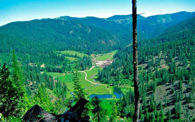 Mountainous landscape in Idaho