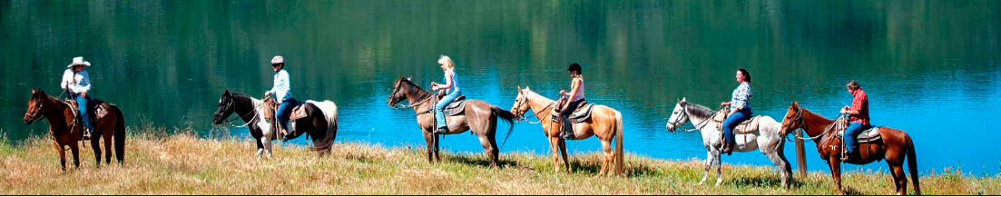 Horse riding with Alisal Guest Ranch