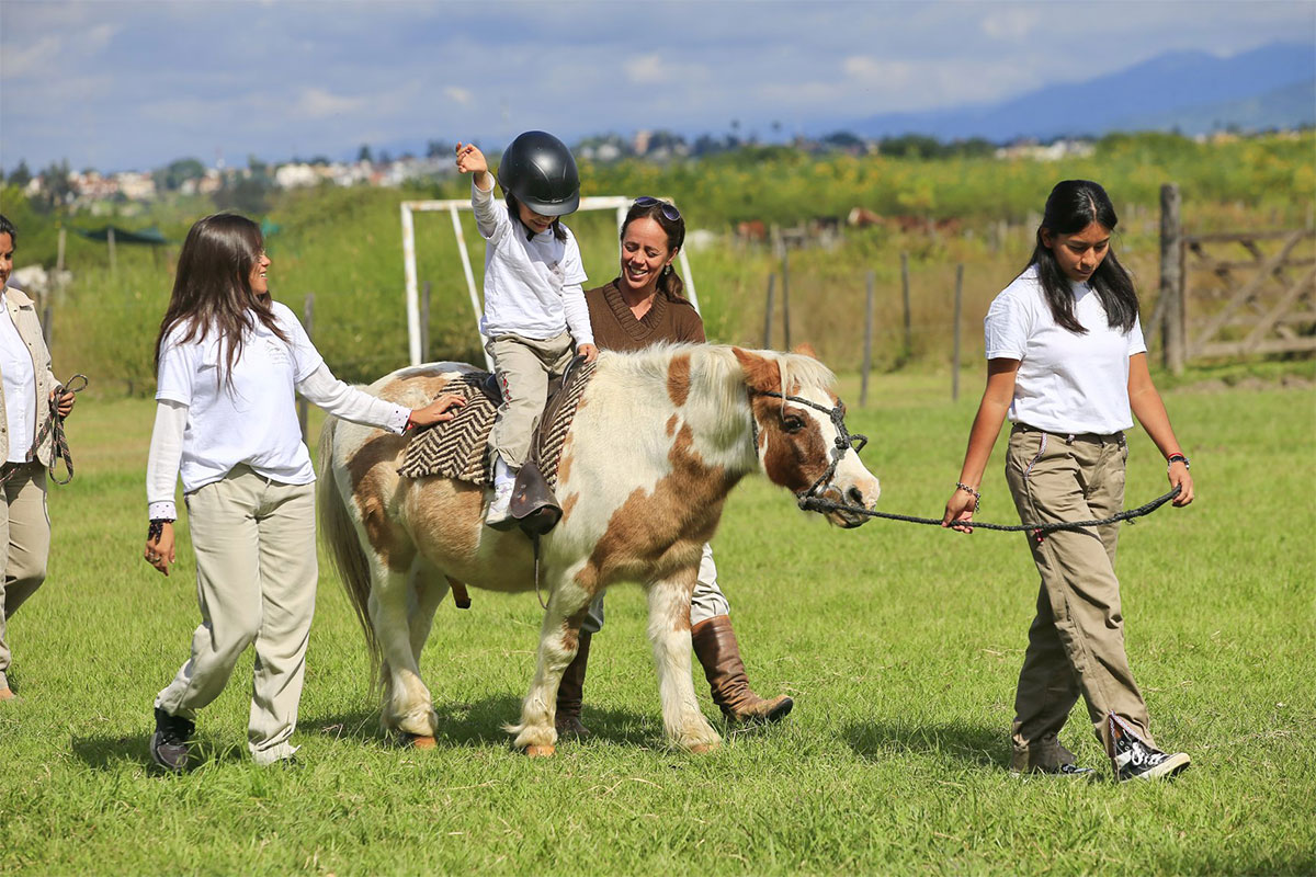 Équithérapie Fundación del Azul