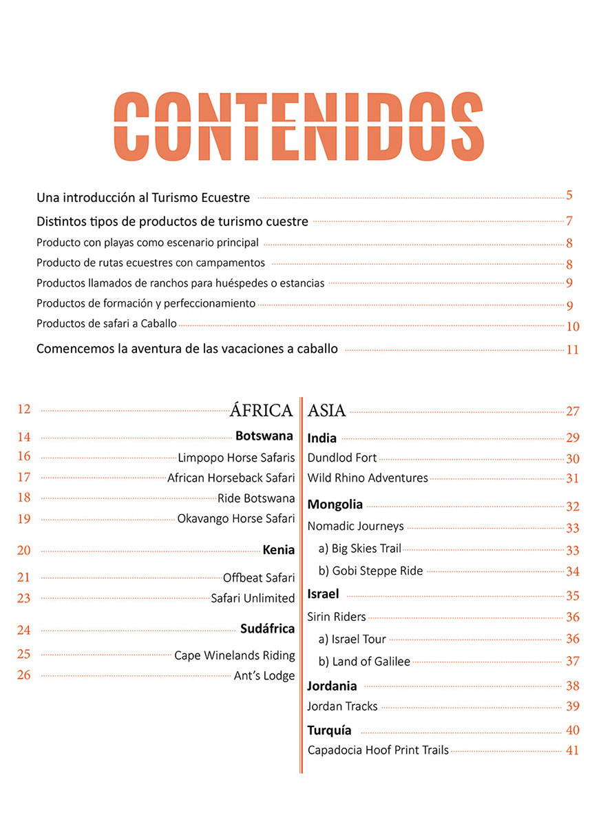 Ebook 40 mejores lugares - Indice