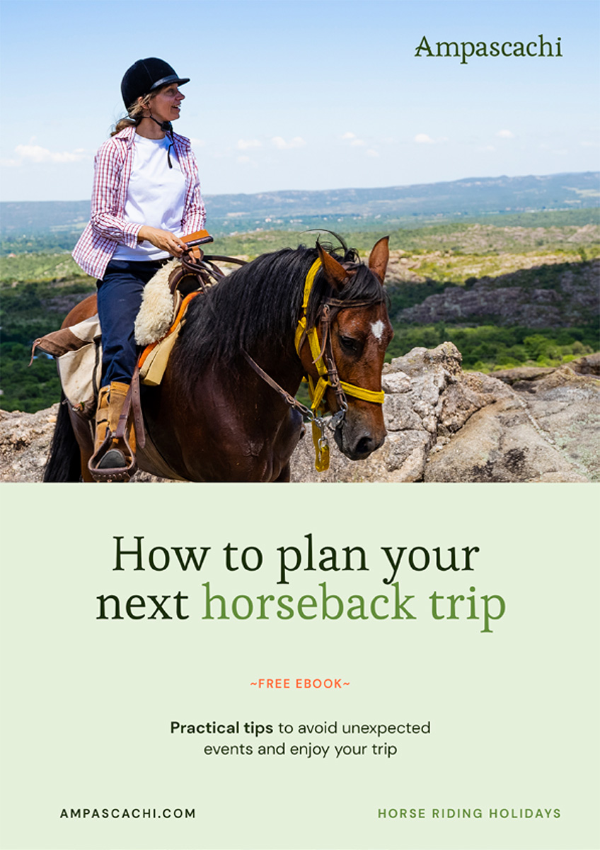 Cover page Ebook How to plan your next horseback trip