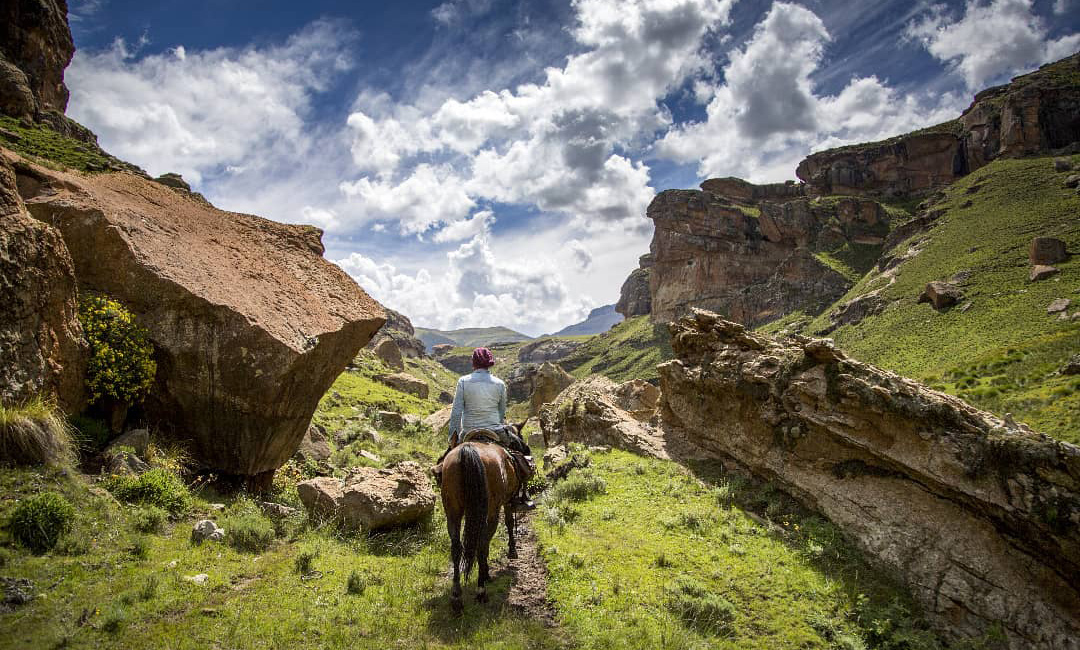 Route à cheval