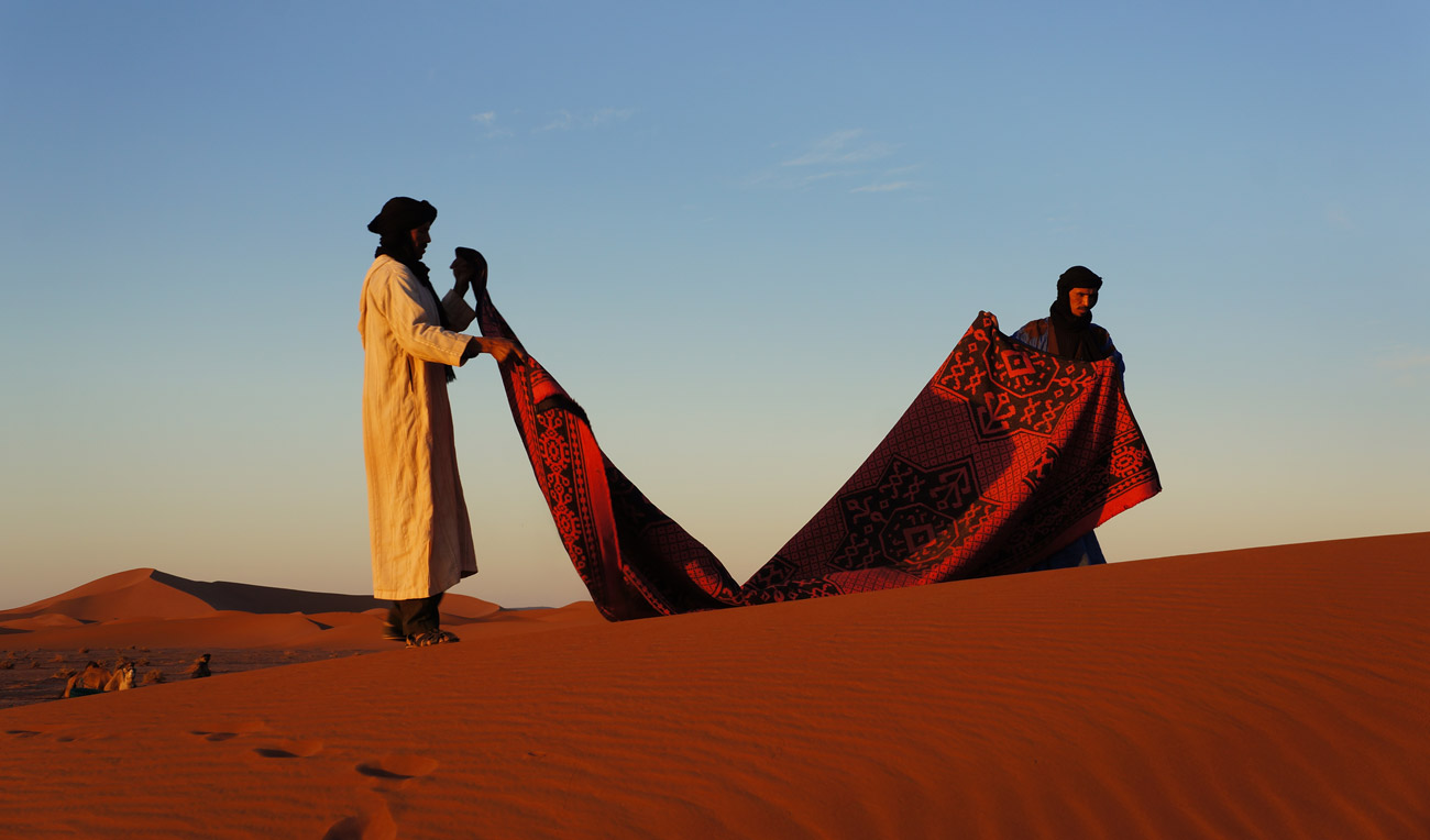 Berbères dans le désert