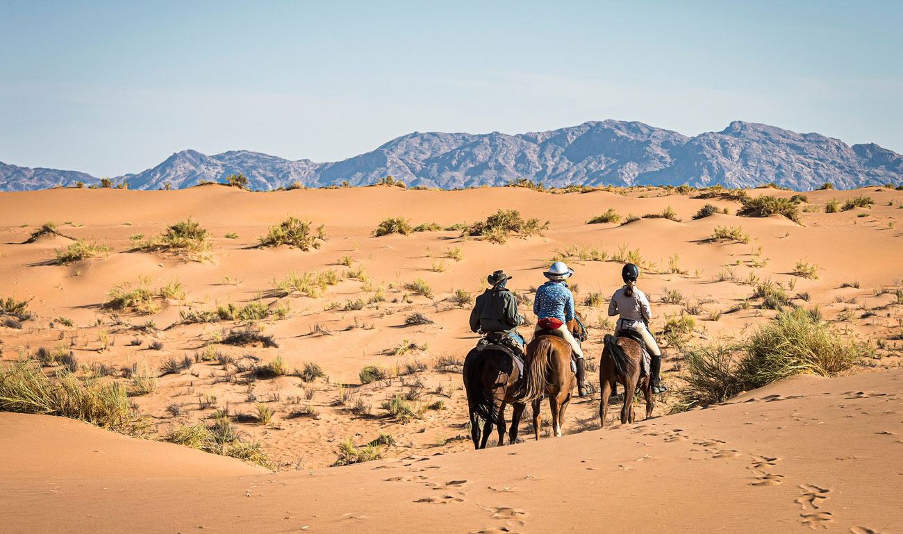 Horse trail Namibia