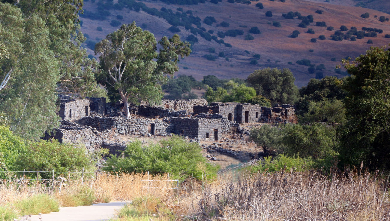 Ruins in Golan Heights