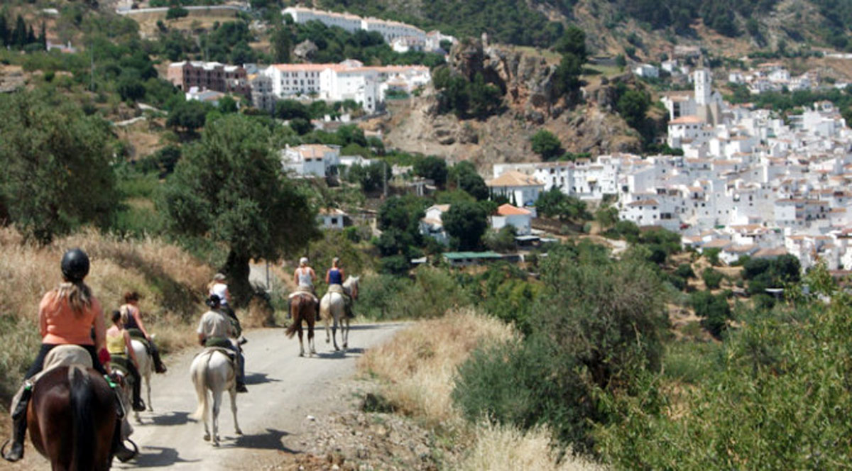 Route through Malaga