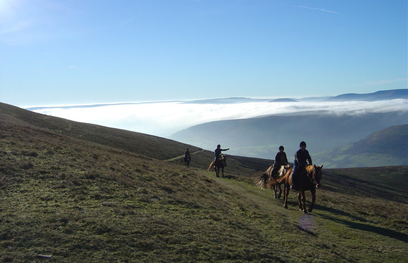 Pays de Galles Route à cheval