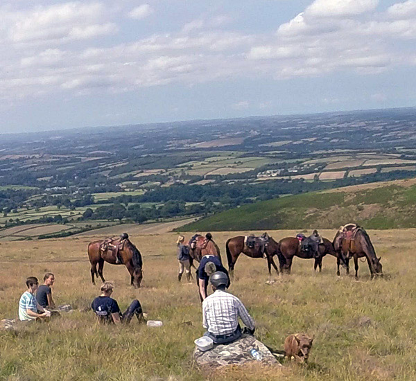 Enjoying of the landscape