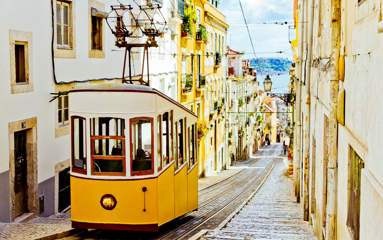 Tram à Lisbonne