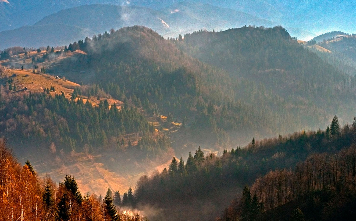 Mount Piatra Craiului in the Carpathians
