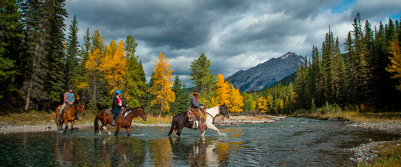 Paseo a caballo por el río