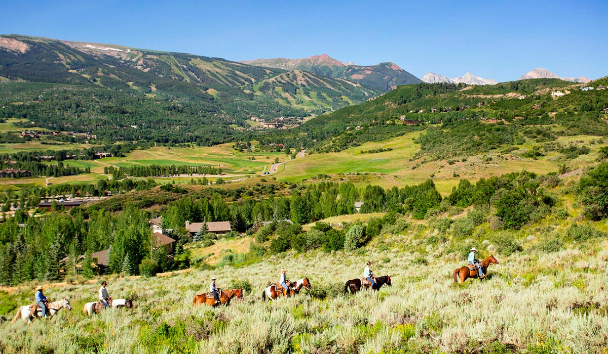 Route à cheval Colorado