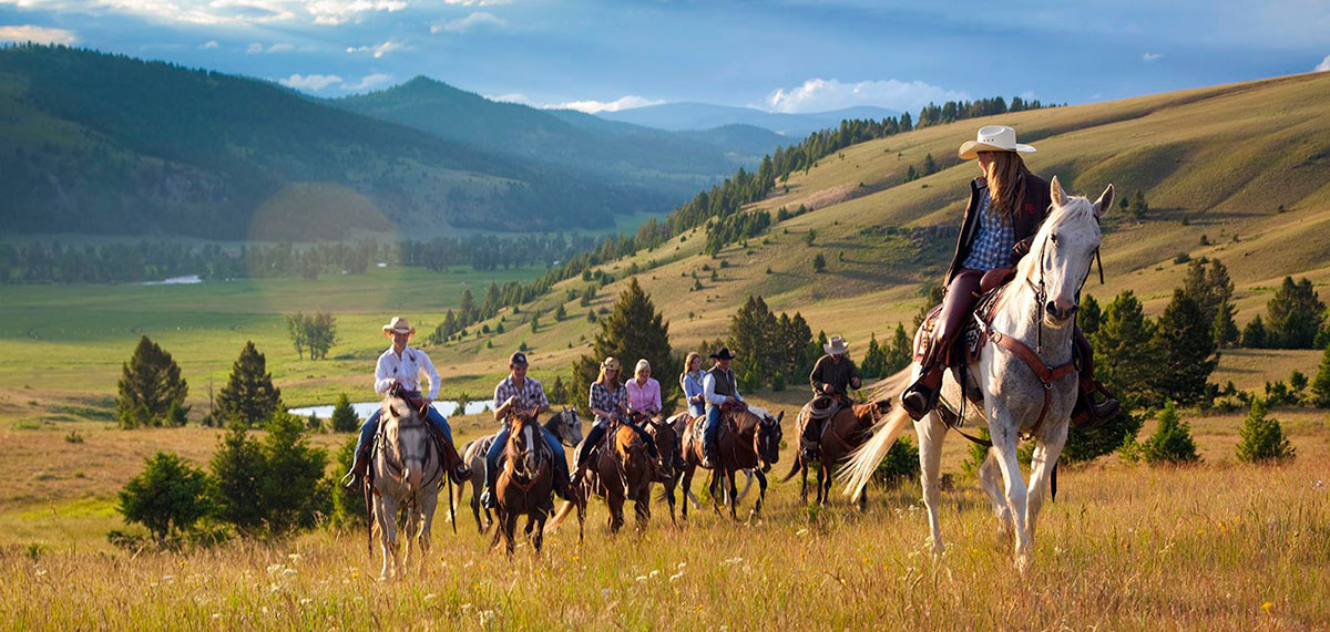 Ruta a caballo Montana