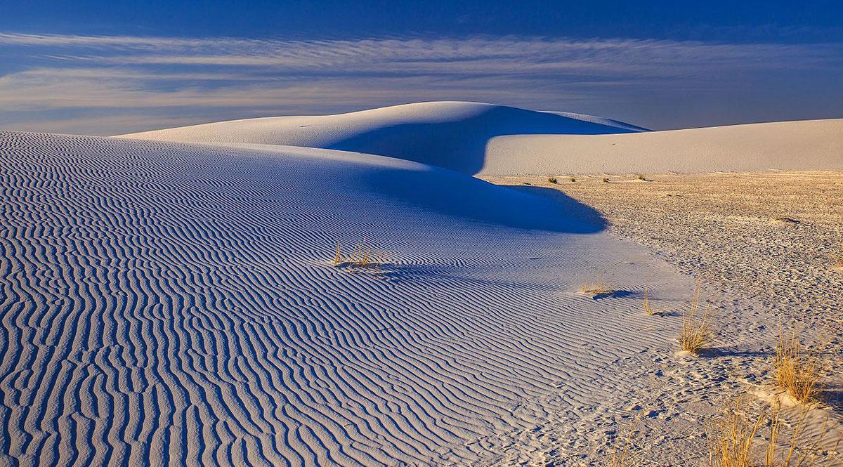 Dünen am White Sands National Monument