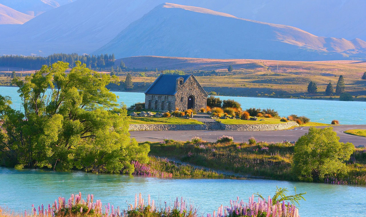 Kirche am Tekapo-See