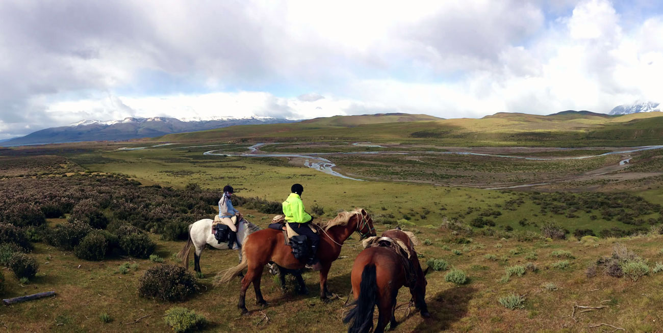 Horse trail Chile