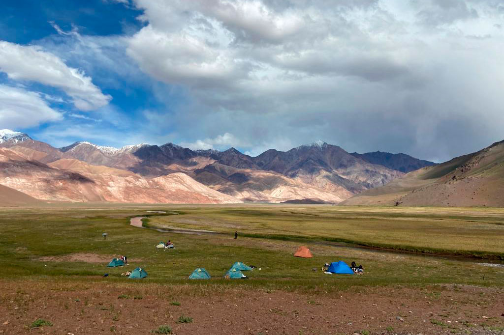 Campamento en Ruta - Cruce de Los Andes