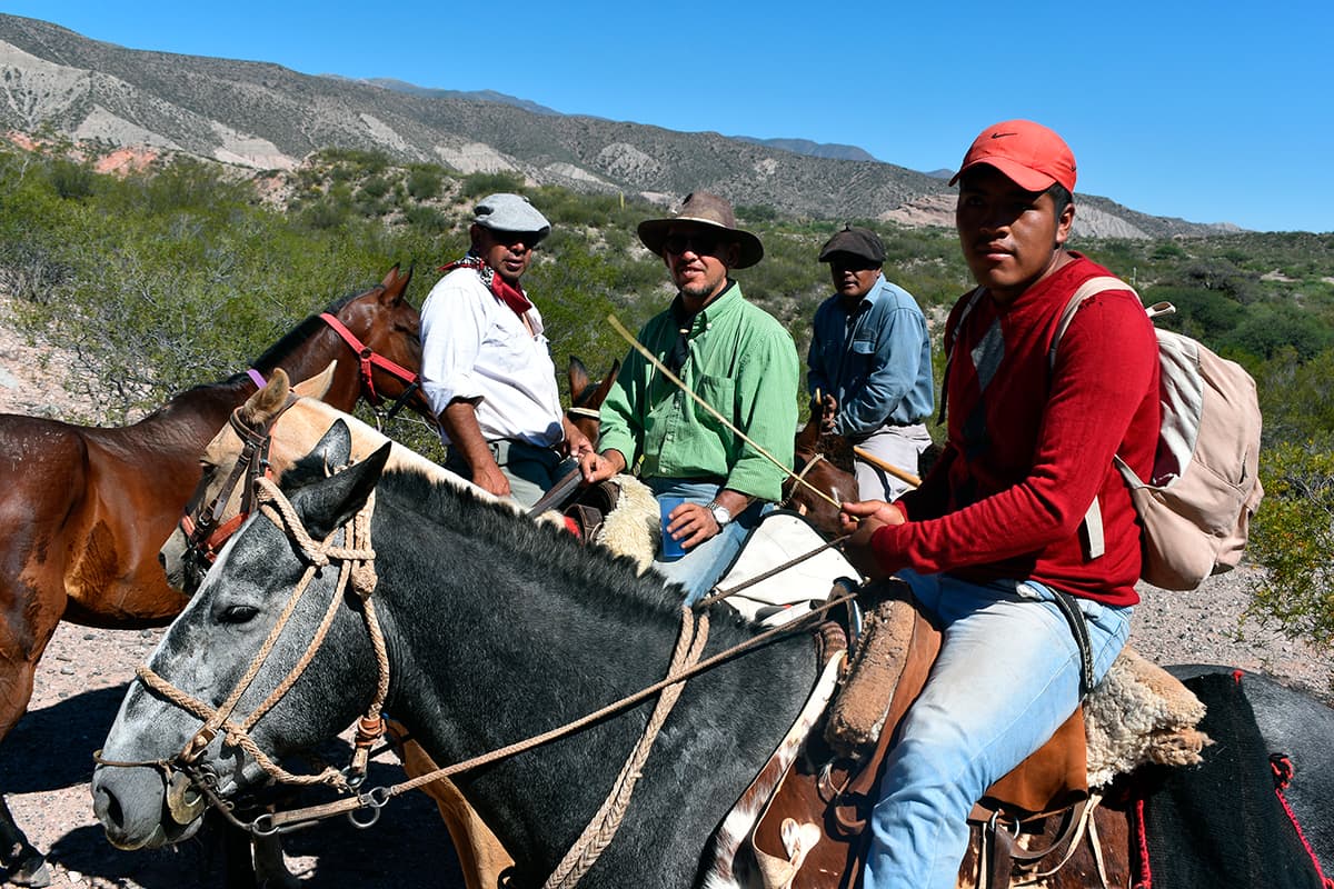 Horse riding the Calchaquí Valley